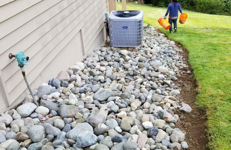 Artificial turf installation project